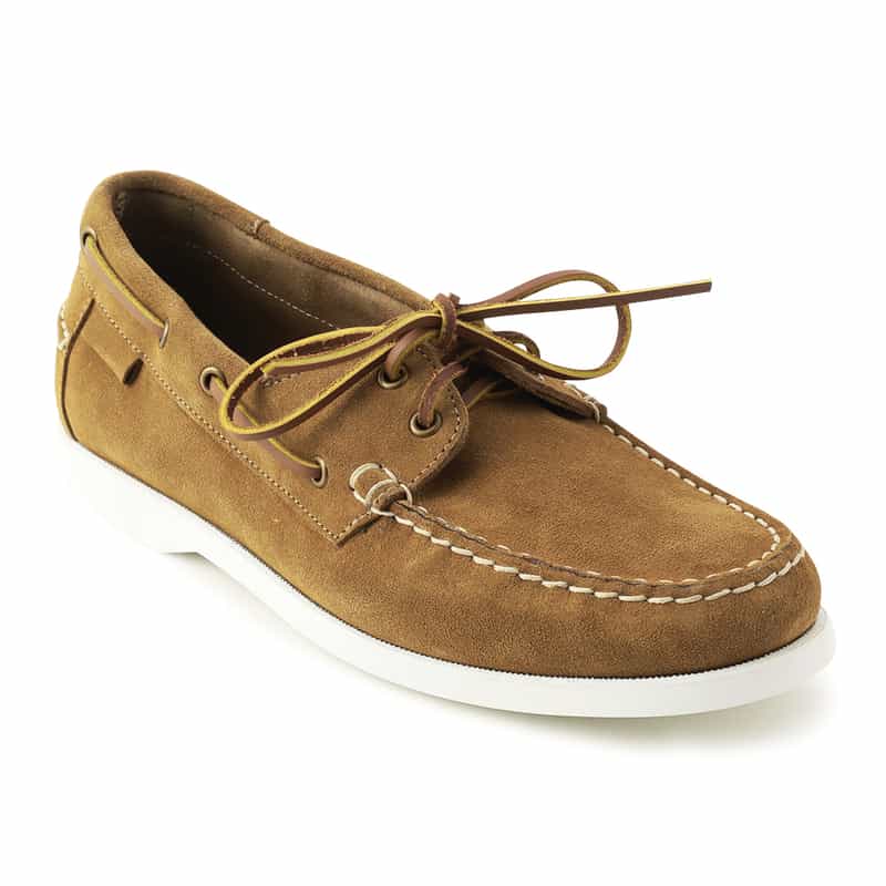 BARNEYS NEW YORK スエードデッキシューズ BEIGE