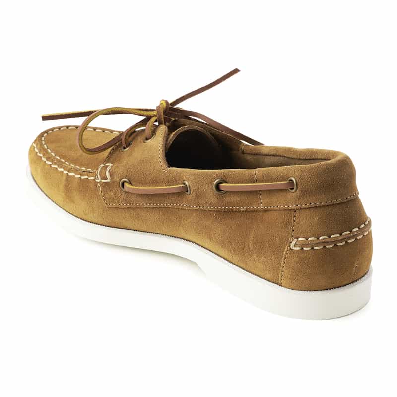 BARNEYS NEW YORK スエードデッキシューズ BEIGE