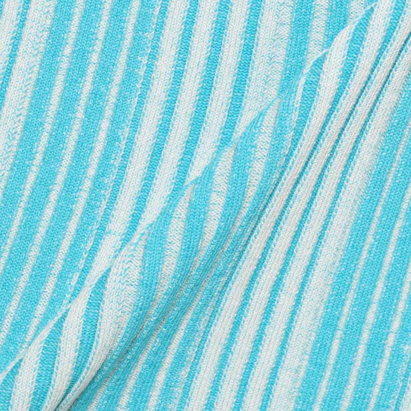 JACQUEMUS ストライプツイストスカート BLUE