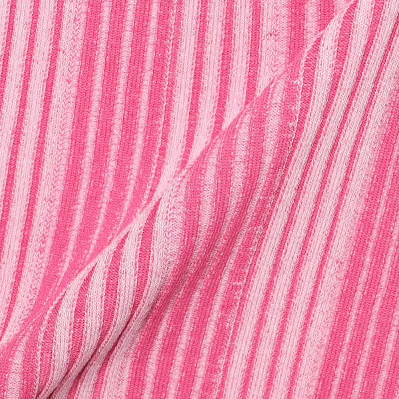 JACQUEMUS ストライプツイストスカート PINK