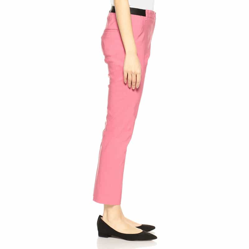 BARNEYS NEW YORK ウォッシャブルバックウエストゴムパンツ PINK