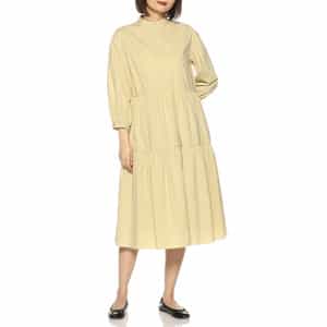 ウォッシャブルティアードシャツドレス