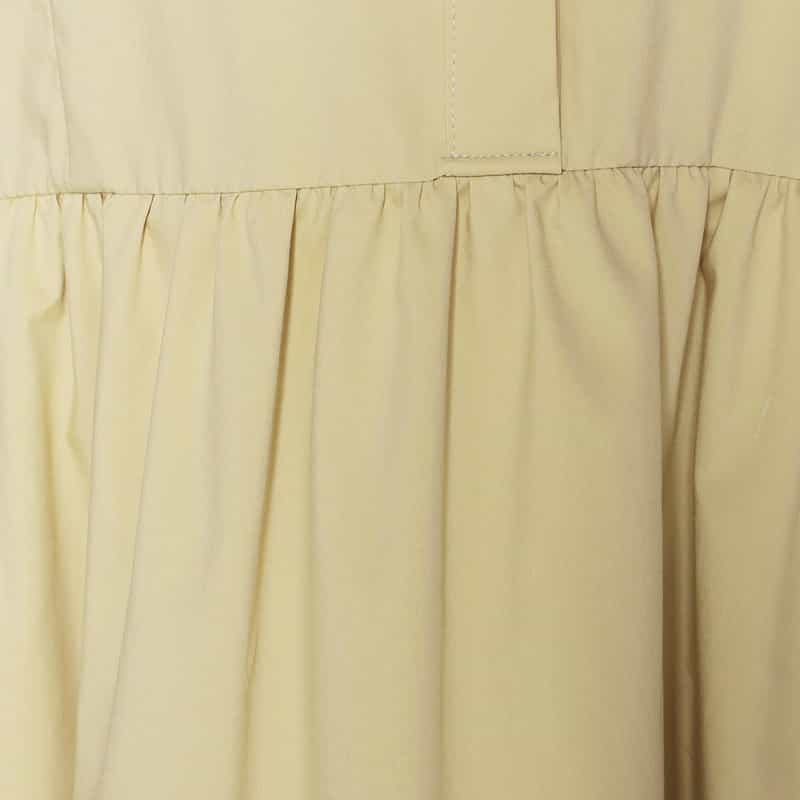 BARNEYS NEW YORK ウォッシャブルティアードシャツドレス LIGHT YELLOW