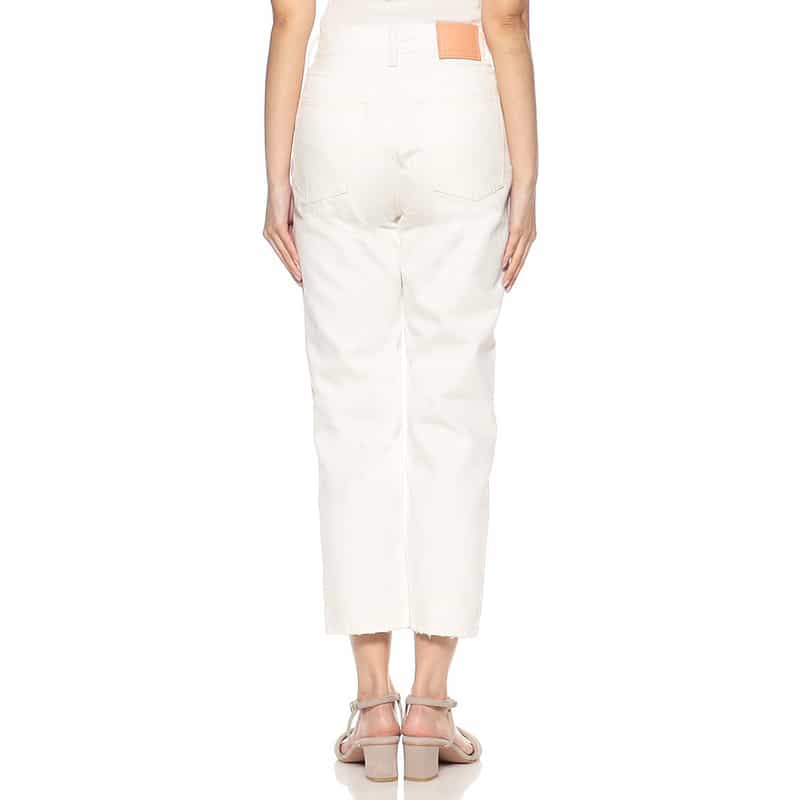 ACNE STUDIOS ストレートデニムパンツ WHITE