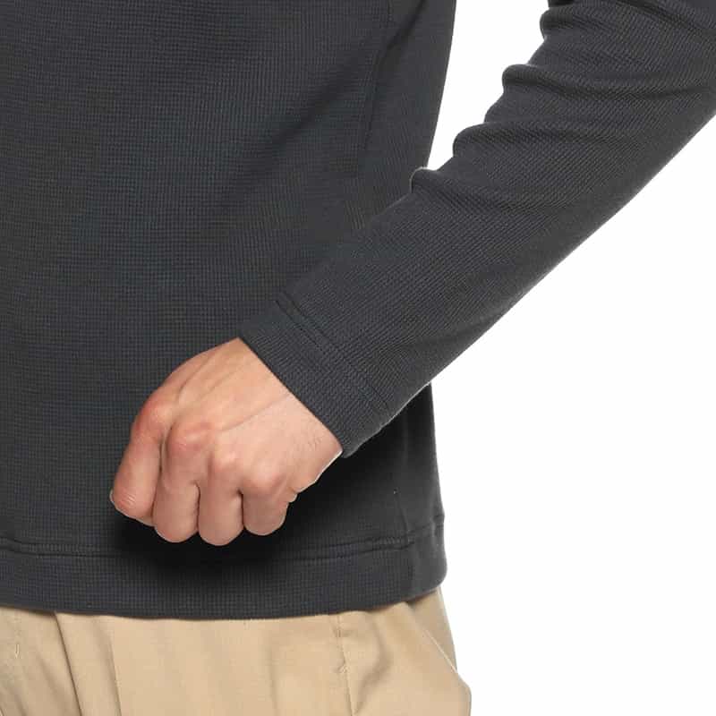 BARNEYS NEW YORK コットンカシミヤサーマルTシャツ DARK GRAY