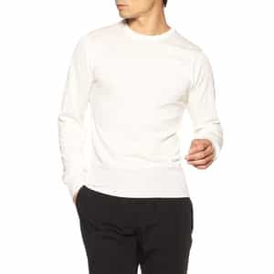 シルク×コットンニットプルオーバー