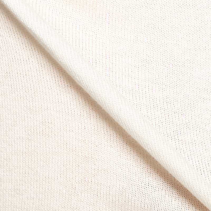 BARNEYS NEW YORK シルク×コットンニットプルオーバー WHITE