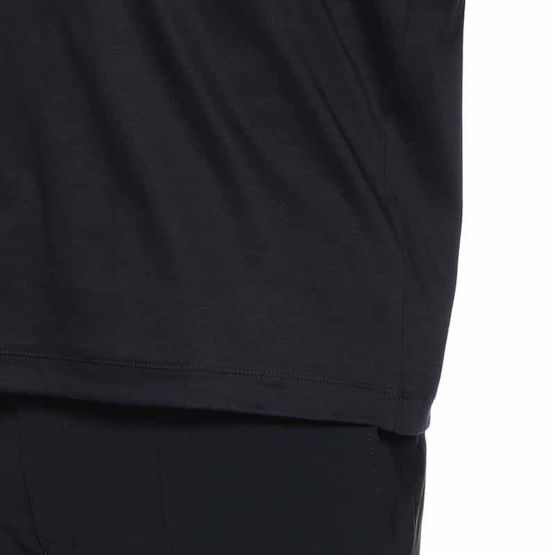 BARNEYS NEW YORK スムースVネックロングスリーブTシャツ NAVY