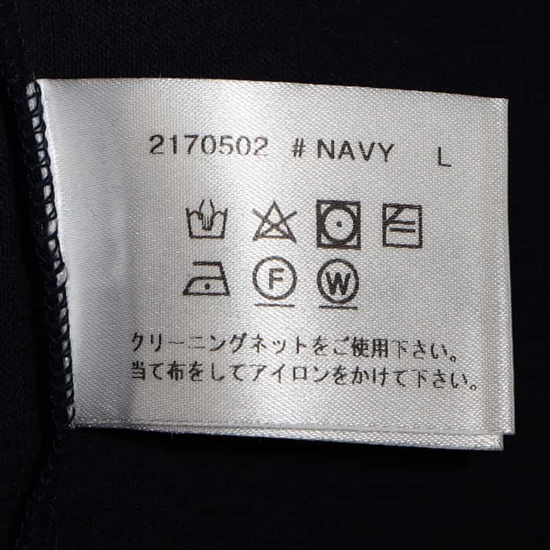 BARNEYS NEW YORK スムースVネックロングスリーブTシャツ NAVY
