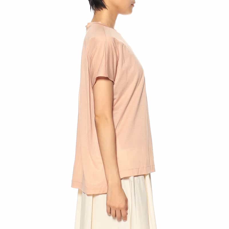 BARNEYS NEW YORK バックタックシアーカットソー（キャミソール付き） LIGHT PINK