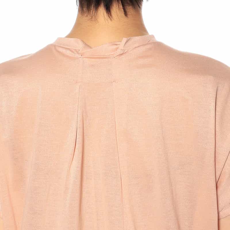 BARNEYS NEW YORK バックタックシアーカットソー（キャミソール付き） LIGHT PINK