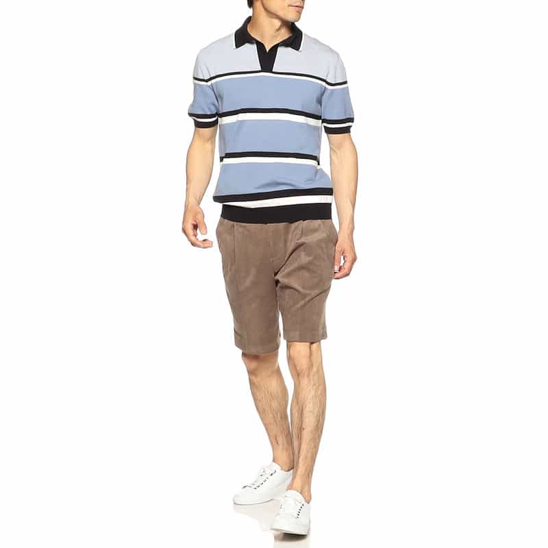 IGARASHI TROUSERS ウルトラスエードツータックショーツ BROWN