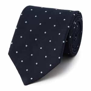 ドット柄タイ
