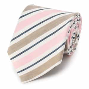 ストライプ柄タイ