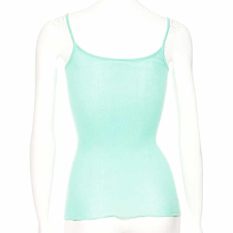 OSCALITO “RIB" キャミソール LIGHT GREEN