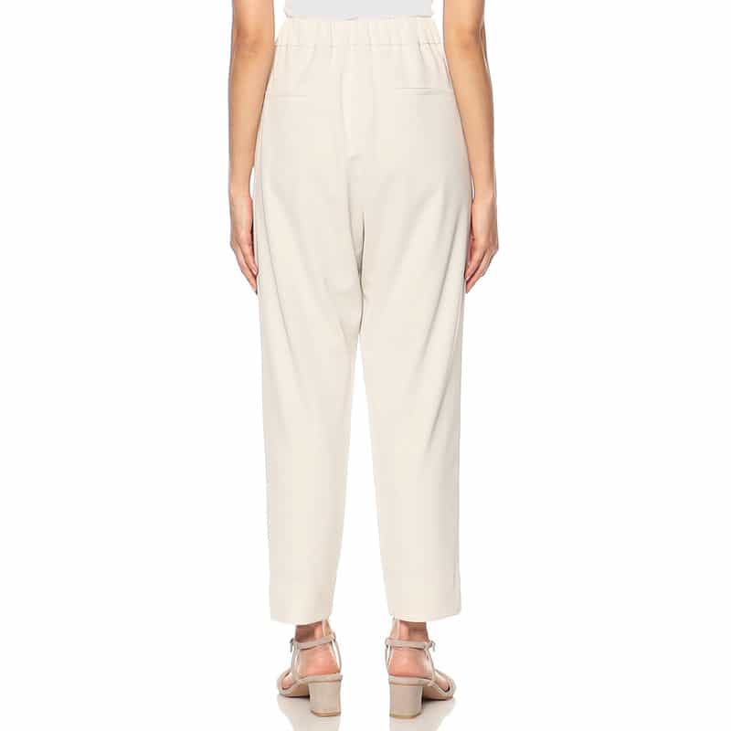 BARNEYS NEW YORK セットアップウォッシャブルジャージーパンツ IVORY
