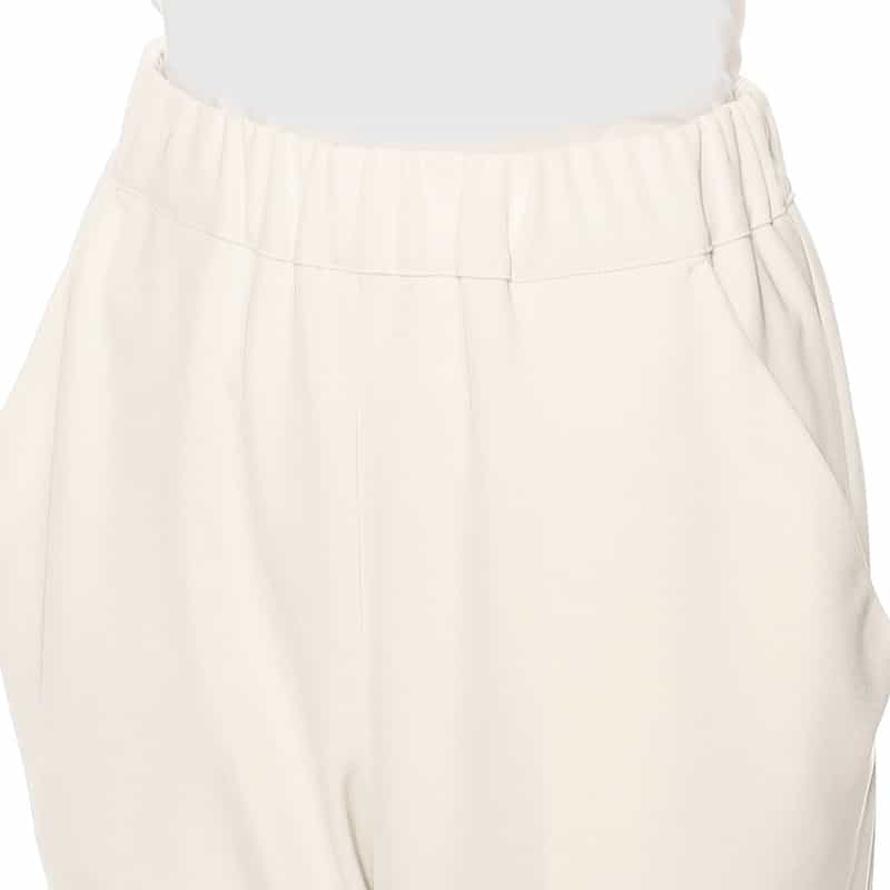 BARNEYS NEW YORK セットアップウォッシャブルジャージーパンツ IVORY