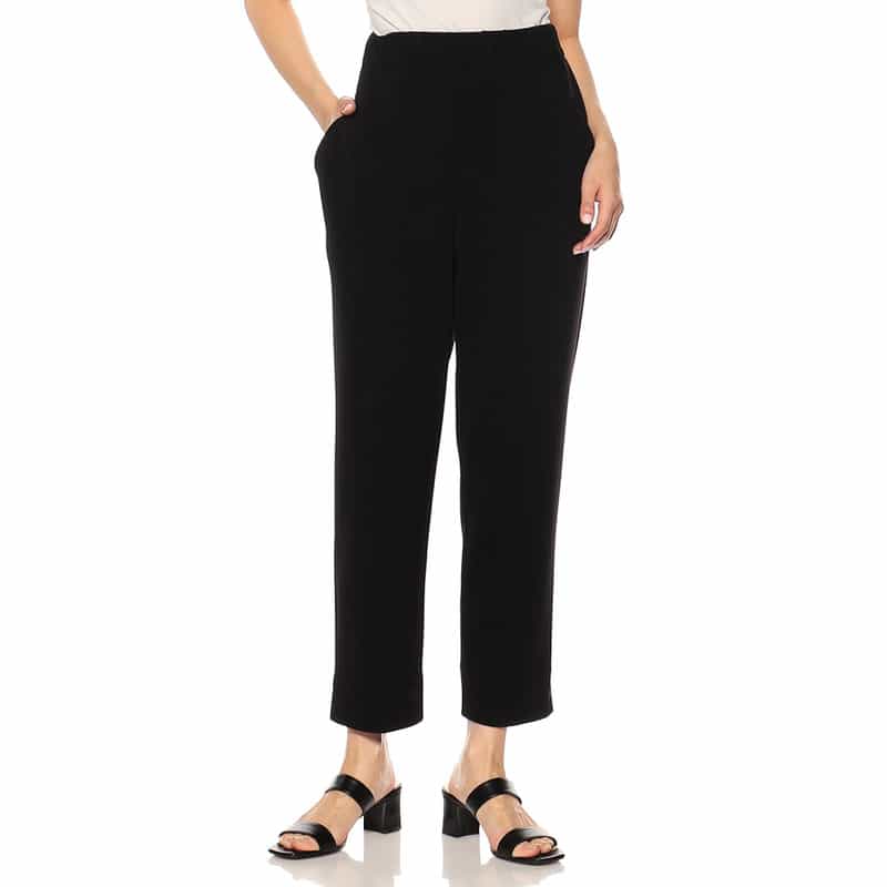 BARNEYS NEW YORK セットアップウォッシャブルジャージーパンツ BLACK