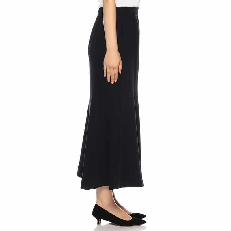 BARNEYS NEW YORK セットアップウォッシャブルマーメイドスカート DARK NAVY