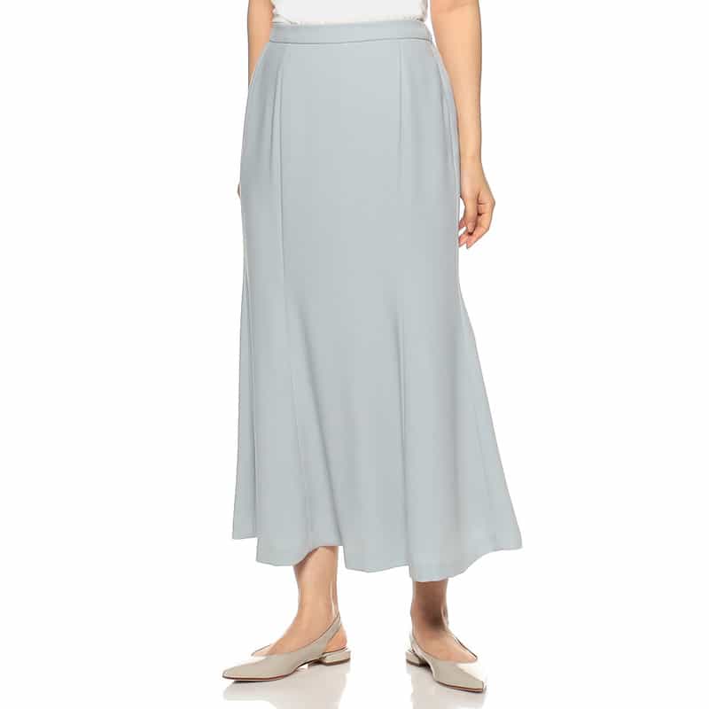 BARNEYS NEW YORK セットアップウォッシャブルマーメイドスカート LIGHT BLUE