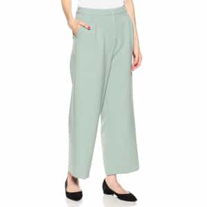 ウォッシャブルツイルワイドパンツ