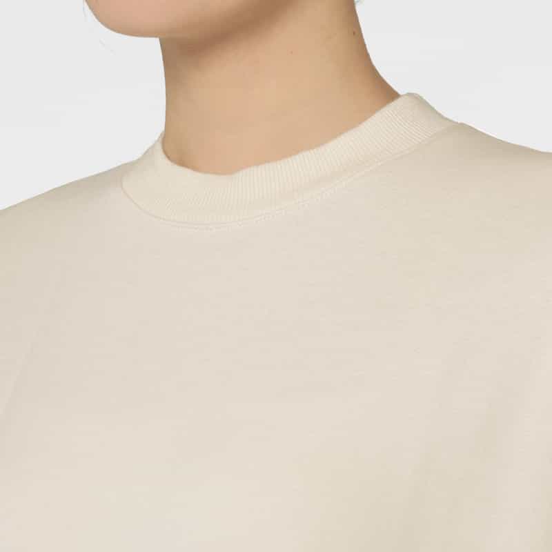 BARNEYS NEW YORK ウォッシャブル 裏毛素材ルーズシルエットプルオーバー BEIGE