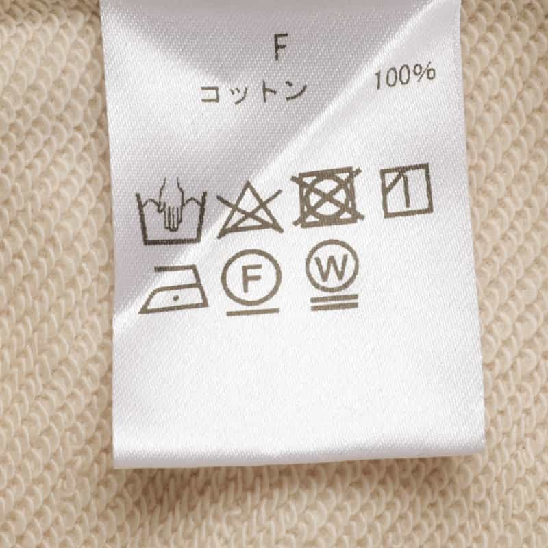 BARNEYS NEW YORK ウォッシャブル 裏毛素材ルーズシルエットプルオーバー BEIGE