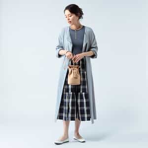 ベルテッドトッパーコート