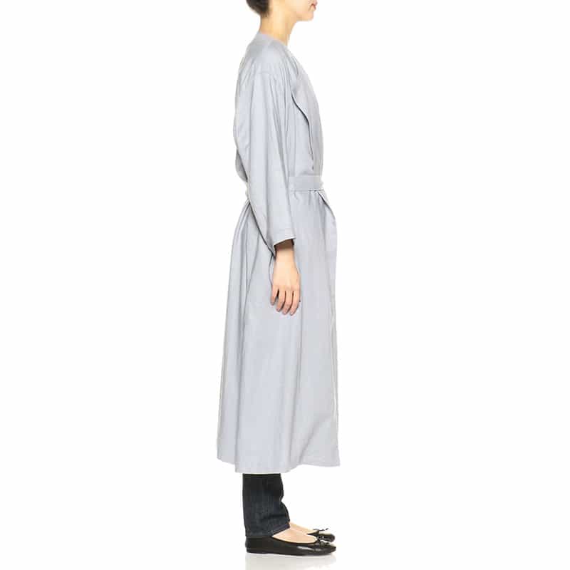 BARNEYS NEW YORK ベルテッドトッパーコート LIGHT BLUE