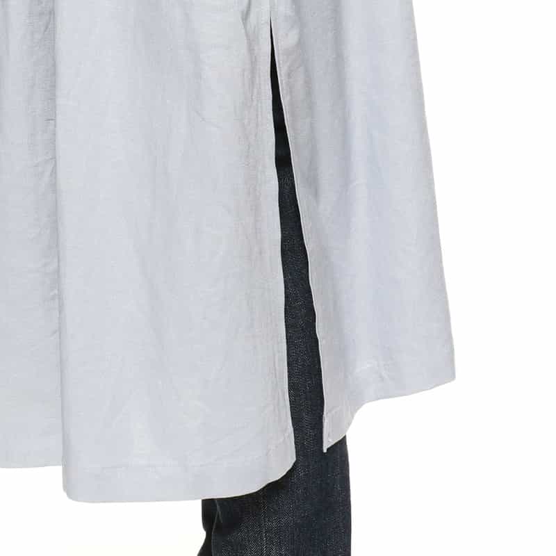 BARNEYS NEW YORK ベルテッドトッパーコート LIGHT BLUE