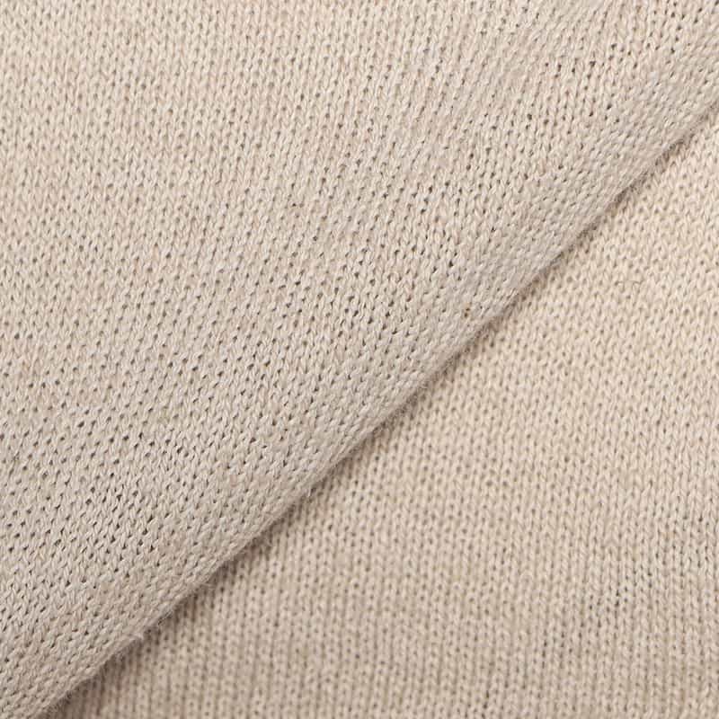 BARNEYS NEW YORK レーヨン×コットン×リネンニットジャケット BEIGE