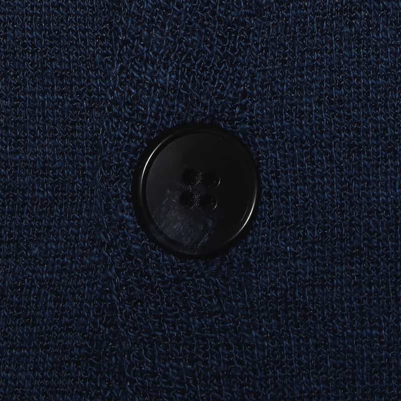 BARNEYS NEW YORK レーヨン×コットン×リネンニットジャケット NAVY