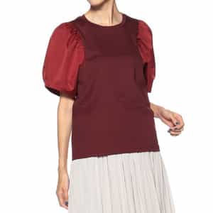 ウォッシャブルコンビネーションボリュームスリーブカットソー