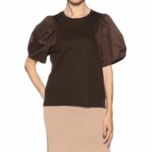 ウォッシャブルコンビネーションボリュームスリーブカットソー