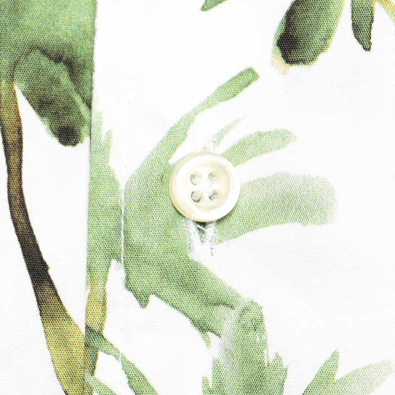 GUY ROVER プリントオープンカラーシャツ GREEN