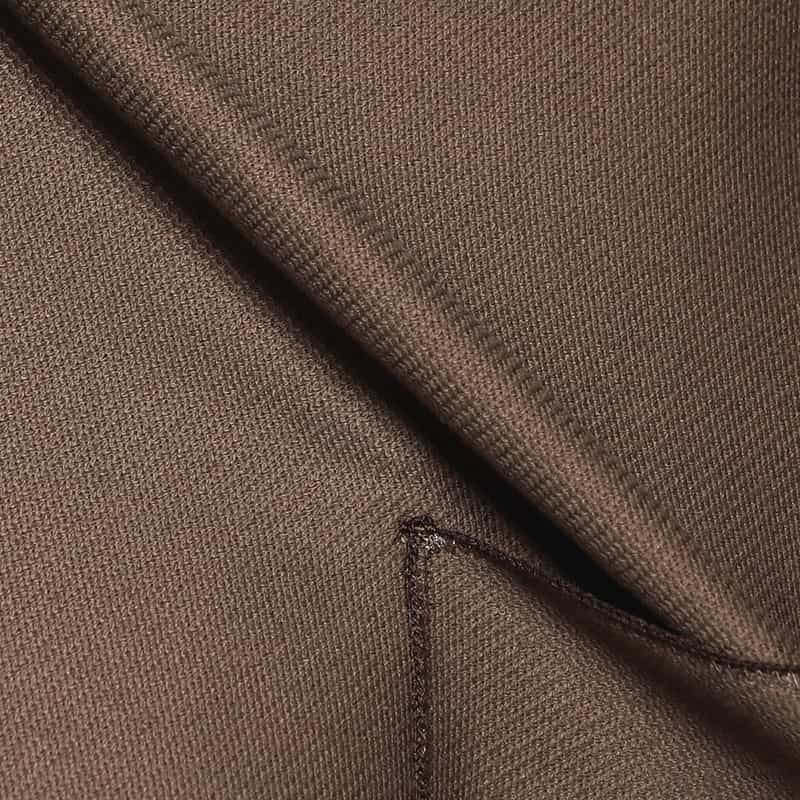 BARNEYS NEW YORK ノーカラージャケット BROWN