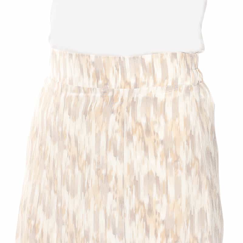 BARNEYS NEW YORK セットアップウォッシャブルプリントスカート LT BEIGE