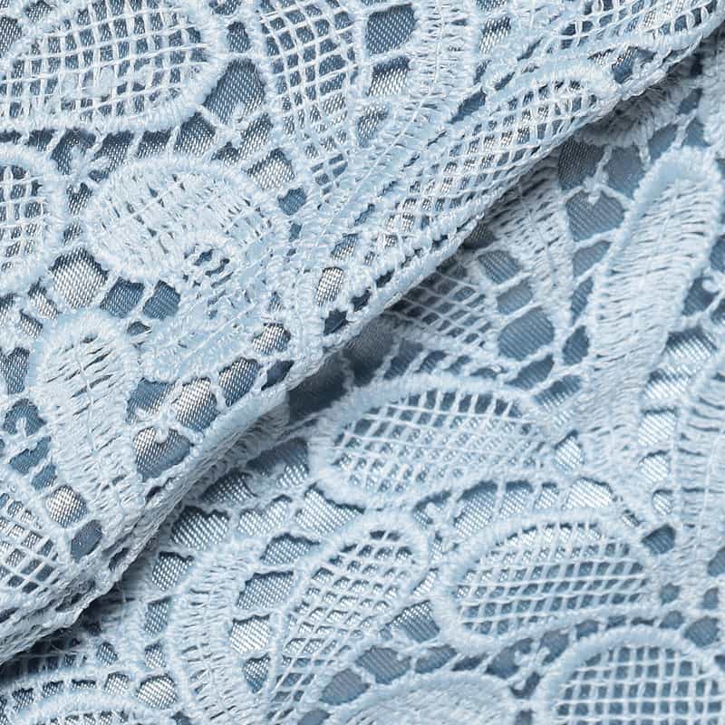 BARNEYS NEW YORK セットアップウォッシャブルレーススカート LIGHT BLUE