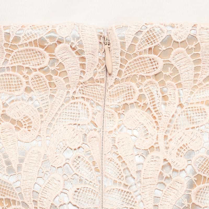 BARNEYS NEW YORK セットアップウォッシャブルレーススカート LIGHT PINK