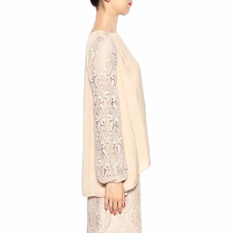 BARNEYS NEW YORK セットアップウォッシャブルコンビネーションブラウス LIGHT PINK