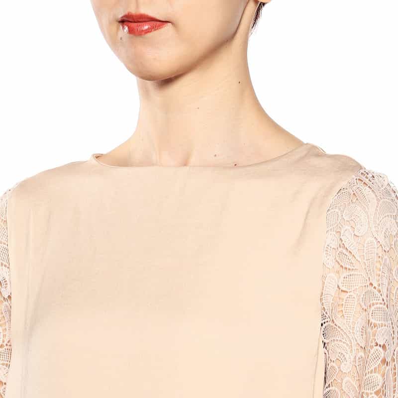 BARNEYS NEW YORK セットアップウォッシャブルコンビネーションブラウス LIGHT PINK