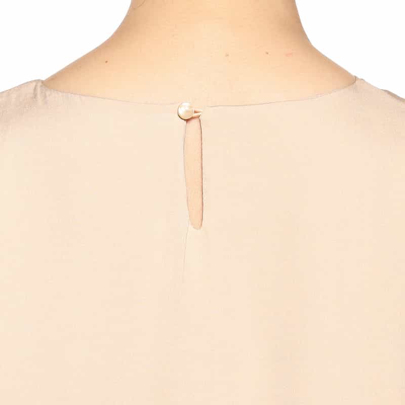 BARNEYS NEW YORK セットアップウォッシャブルコンビネーションブラウス LIGHT PINK