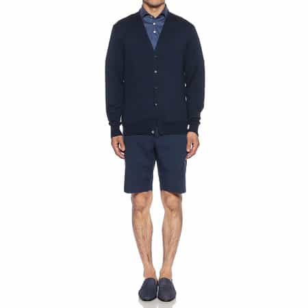 コットン×カシミヤ ニットカーディガン（2172655）｜BARNEYS NEW