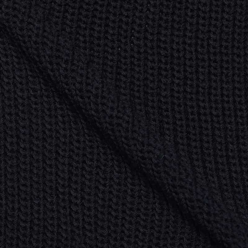 BARNEYS NEW YORK アイスコットンVネックカーディガン NAVY