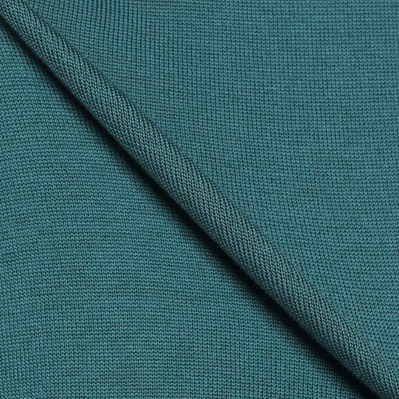 BARNEYS NEW YORK 海島綿ハーフスリーブニットソー GREEN