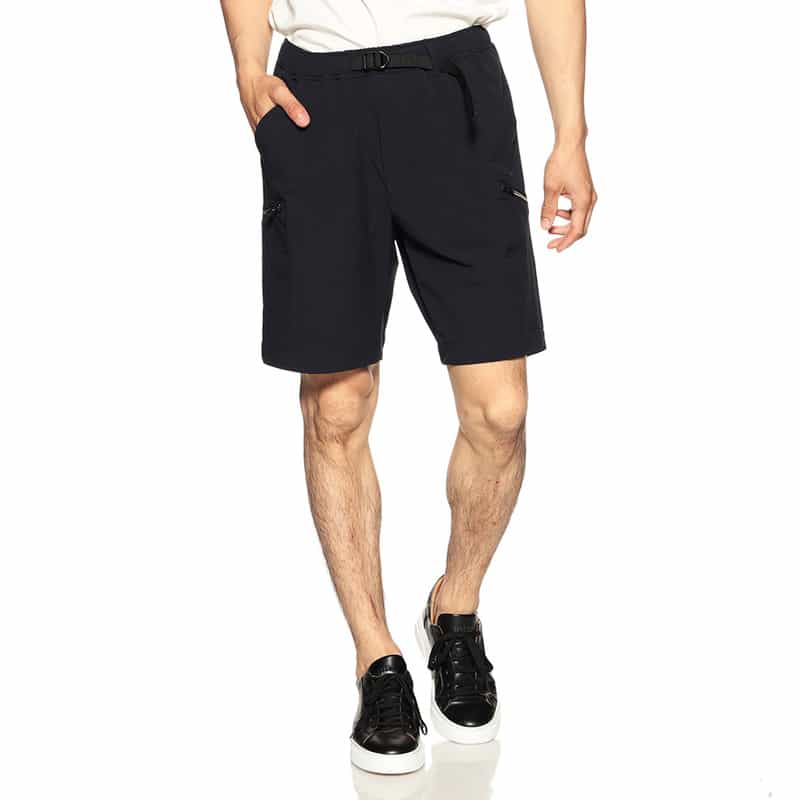BARNEYS NEW YORK セットアップナイロンストレッチショーツ NAVY
