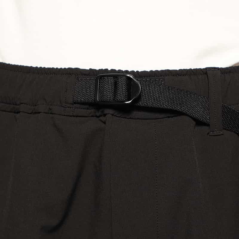 BARNEYS NEW YORK セットアップナイロンストレッチショーツ BLACK