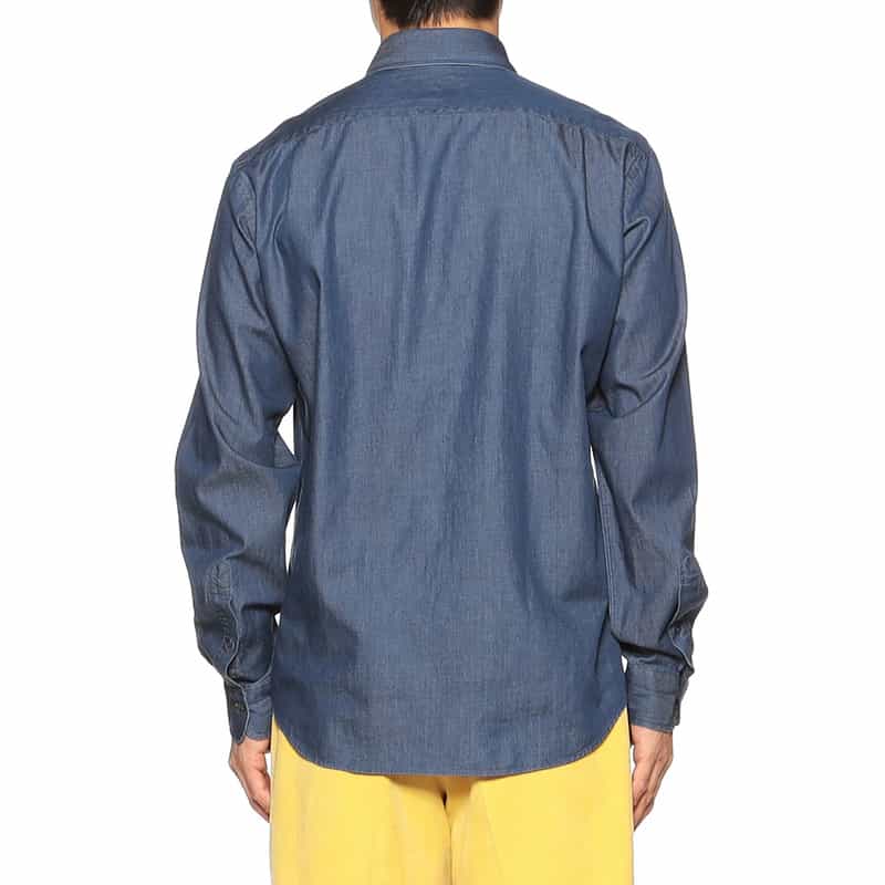 BARNEYS NEW YORK デニムシャツ NAVY