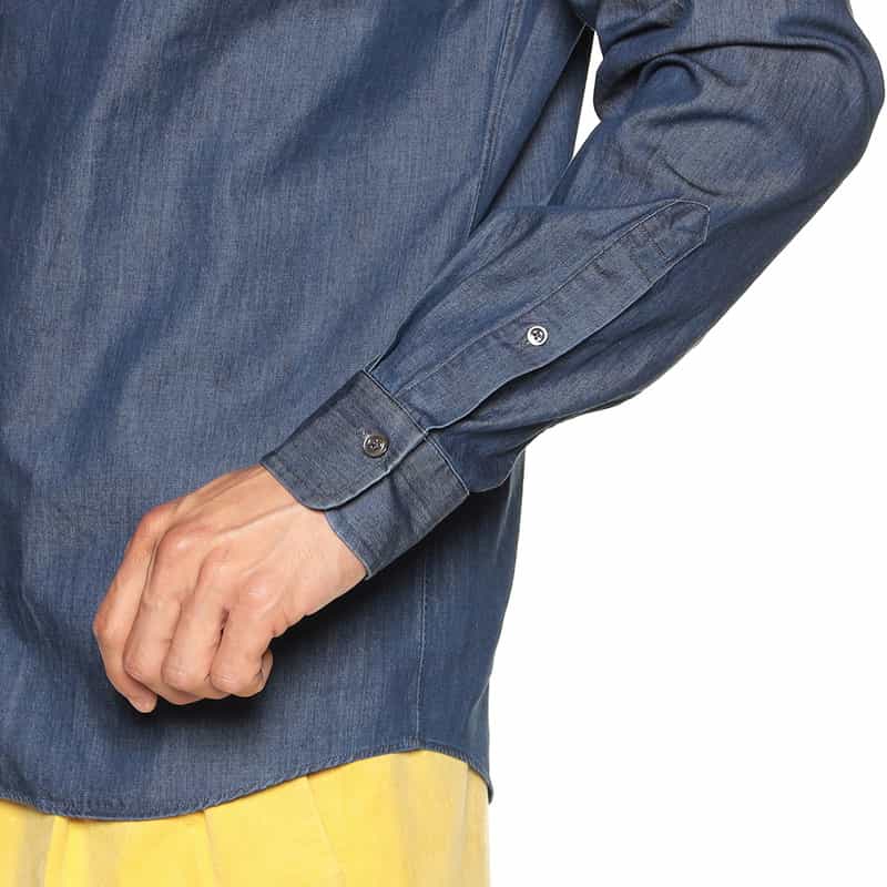 BARNEYS NEW YORK デニムシャツ NAVY