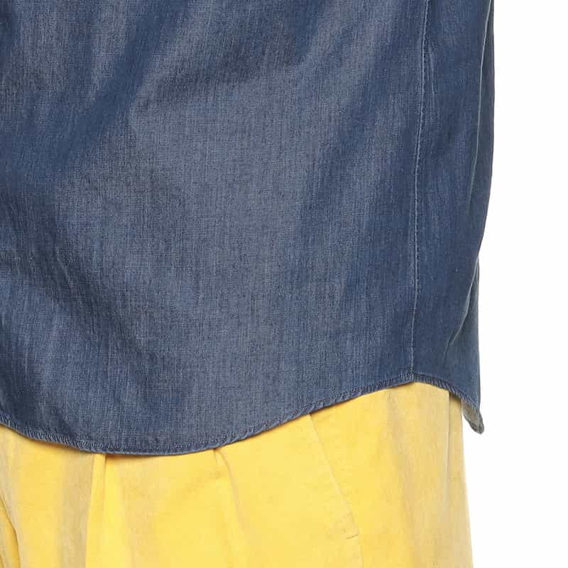 BARNEYS NEW YORK デニムシャツ NAVY